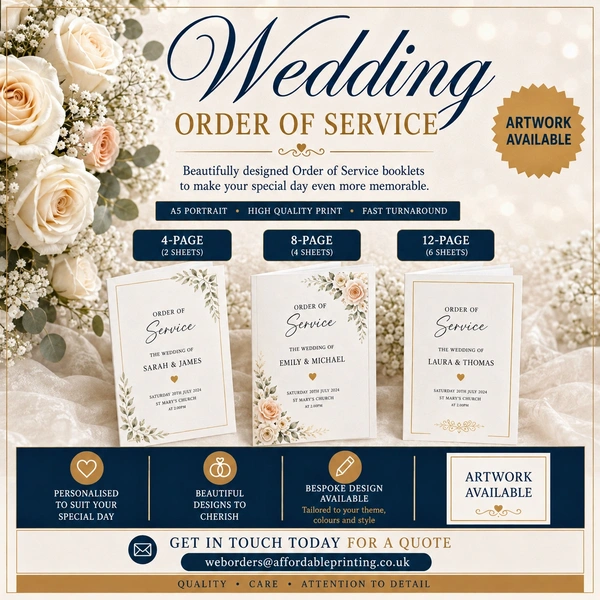  Wedding Order Of  Service