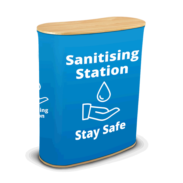Sanitising Station - Seg Blue